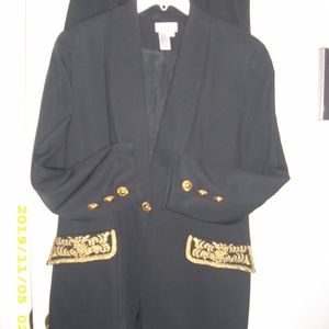 Black Jacket with matching skirt